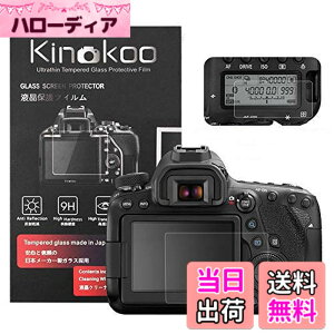 �y���������zkinokoo �f�W�^���J�����t���ی�t�B���� �t���v���e�N�^�[ Canon EOS 6D MarkII��p Canon EOS 6D Mark2�p �t�����j�^�[�p�K���X�v���e�N�^�[0.25mm�ƕ\���o�l���p�����\�ی�t�C�����Z�b�g