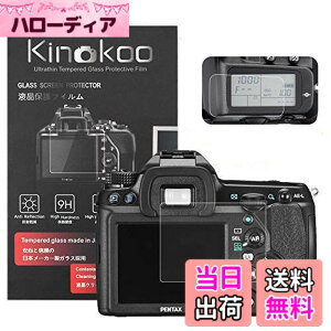 �y���������zkinokoo �f�W�^���J�����t���ی�t�B���� �t���v���e�N�^�[ Pentax K-5 II/K-5IIs��p �t�����j�^�[�p�K���X�v���e�N�^�[�ƕ\���o�l���p�����\�ی�t�C�����Z�b�g 2�Z�b�g