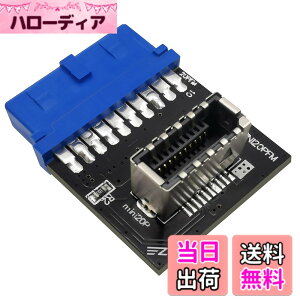 �y���������zEZDIY-FAB USB 3.0�i3.1 Gen 1�j�����i19�s���j�w�b�_�[����USB 3.1 / 3.2 Type-C�i20�s���jA-Key�t�����g�p�l���A�_�v�^�[, A-�L�[ 20�s�����X�w�b�_�[�A�N�e�B�u�ϊ���