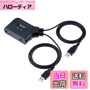 �y���������z�T�����_�C���N�g KVM�X�C�b�` �}�E�X �L�[�{�[�h �؂�ւ� �G�~�����[�V�����@�\ �d���s�v Mac/Windows�Ή� USB�ؑ֊� 1�� 400-SW032