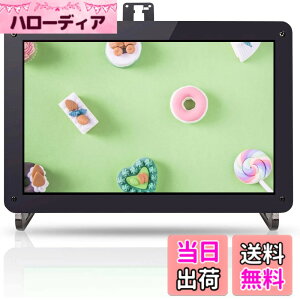 �y���������zSunFounder Raspberry Pi 4B�p�̃��j�^�[,10.1�C���`IPS HDMI LCD�f�B�X�v���C, 1280x800,�{�^������,���Y�p�C�P�[�X,�J�����z���_�[&�X�^���h�t��