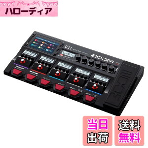 �y���������zZOOM G11 �M�^�[�}���`�G�t�F�N�^�[ 5�C���`�^�b�`�X�N���[�� 16�A���v���f�� + 6�I���W�i���A���v 70�v���Z�b�gIR IR���[�_�[�Ή� �M�^�[�G�t�F�N�g/�����/���R�[�f�B���O/���C�u