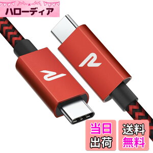 �y���������zRAMPOW USB-C & USB-C �P�[�u���y100W PD�Ή�/USB 3.2 Gen 2x2-20Gbps�f�[�^�]���zPD3.0/QC3.0�������[�d 4K/60Hz �f���o�͑Ή� �����ϋv type-c�P�[�u�� iPhone17/Air/16/16e/15 �[�d MacBook Pro/iPad Pro/Google Pixe