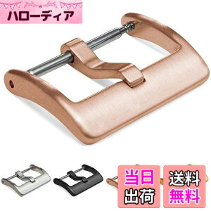 �y���������z[hemsut h] Watch Band Replacement Buckle - Rose Gold 316L Stainless Steel - Polished Leather Silicone Nylon Canvas Watch Band in 16mm, 18mm, 20mm, 22mm,24mm