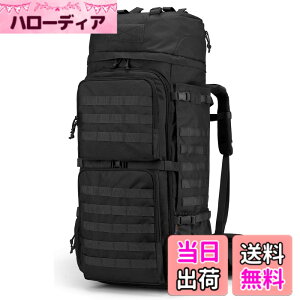 �y���������z[Mardingtop] 75L �~���^���[ �o�b�N�p�b�N ��e�� �o�R �����b�N �^�N�e�B�J�� �o�b�O MOLLE �R�p �����b�N�T�b�N �L�����v �g���b�L���O ���s �h�� ���C���J�o�[�t��