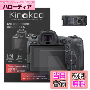 �y���������zkinokoo �f�W�^���J�����t���ی�t�B���� �t���v���e�N�^�[ Canon EOS R3/EOS R5/EOS R5C��p �t�����j�^�[�p�K���X�v���e�N�^�[0.25mm�ƕ\���o�l���p�����\�ی�t�C�����Z�b�g 3���Z�b�g