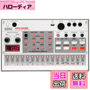 �y���������zKORG �f�W�^�� �T���v���[ volca sample2 �V���Z�T�C�U�[ �d�r�쓮 �X�s�[�J�[���� �w�b�h�t�H���g�p�� �ǂ��ł��g����R���p�N�g�T�C�Y