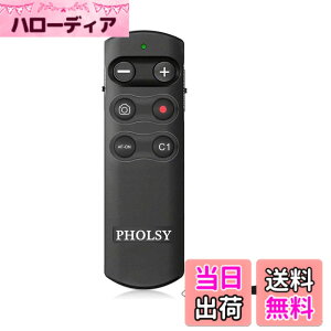 �y���������zPHOLSY RMT-P1BT �J���� ���C�����X �����R�� �����[�Y �����[�g�R���g���[���[ Bluetooth �����[�g�X�C�b�` Sony �p a1 a6400 a6600 a6700 a7C a7M3 a7M4 a7RM3 a7RM4 a7SM3 a9M2 RX0M2 RX100M7 ZV-1 ZV-E10