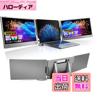 �y���������zROADOM �f���A�����j�^�[ 15.6�C���` �g���v�����j�^�[ Type-C �P�[�u��1�{�ڑ�(DisplayPort�|�[�g)/USB2.0����g���Ή� 13~17�C���`�m�[�g�p�\�R���p 3��� ���o�C���f���A���f�B�X�v���C 