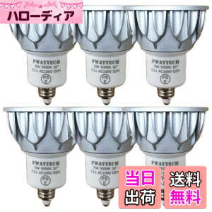 �y���������zFWAYTECH LED�d�� e11 �����F 5W ������Ή� �����F��Ra82 �_�C�N���^40W-50W���� ���p30�x �_�N�g���[��LED�X�|�b�g���C�g �����Ή� (5000K�����F����, E11���� ���� (�{�̋�) 6��)
