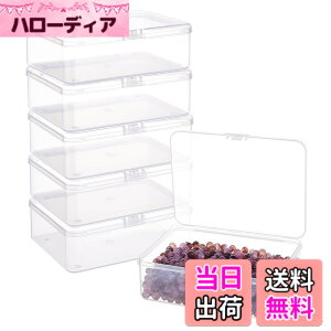 �y���������zBENECREAT 6�����`�������[�P�[�X �v���X�`�b�N�P�[�X 14.4x10.8x4.7cm �r�[�Y���[�P�[�X �p�[�c���[�{�b�N�X �������[�{�b�N�X �N���A