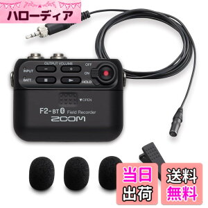 �y���������zZOOM F2-BT ���x���A�}�C�N�t 32bit�t���[�g�^�� �����ꂵ�Ȃ������^���R�[�_�[ Bluetooth�Ή� YouTube/Vlog���^ �u���b�N �������K�i