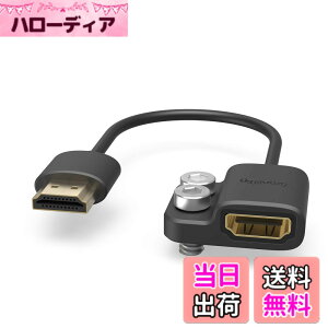 �y���������zSmallRig HDMI-A to HDMI-A�ϊ��A�_�v�^�[ HDMI-AM�i�I�X�j �� HDMI-AF�i���X�j�A�_�v�^�[�P�[�u�� BMPCC 4K & 6K, A7SIII, GH5 & S1H�ȂǑΉ� 14cm 4K@60HZ-3019