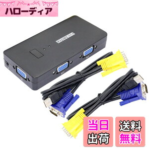 �y���������zCERRXIAN kvm switch VGA KVM �X�C�b�`VGA�ؑ֊� pc�ؑ֊� 2�� usb �؂�ւ��X�C�b�` 2�|�[�g �f�X�N�g�b�v�^�C�v KVM�𑜓x1920X1440 �ш敝500MHz ���j�^�[�A�v�����^�[�A�L�[�{�[�h�E�}�E�X