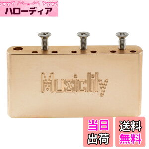 �y���������zMusiclily Ultra �u���X 36mm �V���[�gMIM�X�^�C�� �g�������u���b�N 10.5mm���s�b�`������Squier Pre-2020 Affinity�X�g���g�g�������u���b�W�p