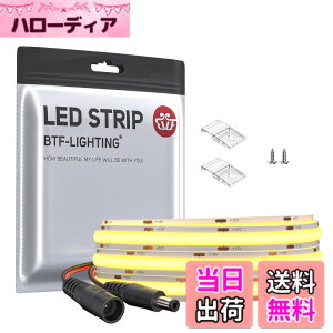 �y���������zBTF-LIGHTING COB FCOB LED�e�[�v���C�g �����x �t���L�V�u�� 1M 528LEDs/m �d���F 3000K ��10mm �X�g���b�v���C�g DC12V 14W/m �����\ �ό`�\ �ؒf�\ �Q�� �L�b�`���z�[�� �������� �G�l��