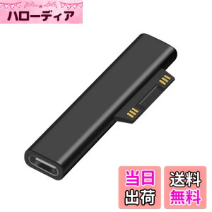 �y���������zNFHK 15V DC�^�C�v-C USB-C Female To Surface Pro7 Pro6 Pro X Go�u�b�N�����A�_�v�^