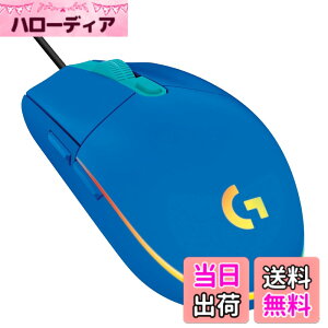 �y���������zLogicool G �Q�[�~���O�}�E�X G203 �L�� �Q�[�~���O �}�E�X USB �ڑ� G203-BL �y�� 85g LIGHTSYNC RGB 6�v���O�����{�^�� �u���[ PC windows mac �������K�i �y �t�@�C�i���t�@���^�W�[ XIV ����