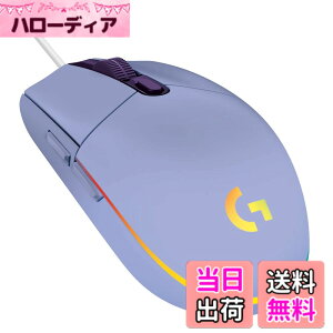 �y���������zLogicool G �Q�[�~���O�}�E�X G203 �L�� �Q�[�~���O �}�E�X USB �ڑ� G203-LC �y�� 85g LIGHTSYNC RGB 6�v���O�����{�^�� ���C���b�N PC windows mac �������K�i �y �t�@�C�i���t�@���^�W�[ XIV 