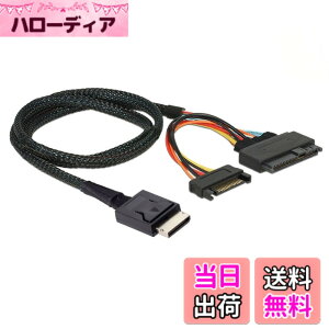 �y���������zchenyang PCIe 4.0 SFF-8611 to SFF-8639 �P�[�u�� SATA�d���t�� U.2 SFF-8639 NVME SSD �}�U�[�{�[�h �����g�� 1.64�t�B�[�g/0.5M