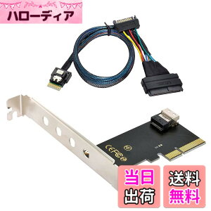 �y���������zNFHK U.2 SFF-8639 NVME PCIe SSD�P�[�u�������PCI-E 3.0 4.0~SFF-8654 SAS�J�[�h�A�_�v�^