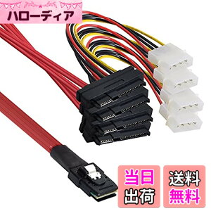 �y���������zXiwai LSI / 3Ware Molex Mini SAS SFF-8087 �� SFF-8482 �d��x4 SAS�P�[�u��