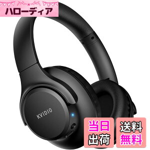 �y���������z���C�����X �w�b�h�z�� KVIDIO Bluetooth 5.4 65���ԍĐ� 40mm HD �h���C�o�[���j�b�g �I�[�o�[�C���[�w�b�h�z�� �}�C�N���� �L�� ���� ���p �Չ� ���^ �n���Y�t���[�ʘb�\ �u���[�g
