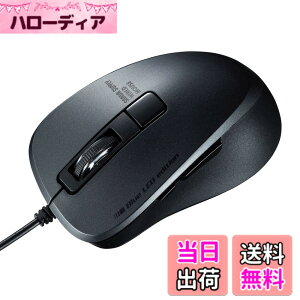 �y���������z�T�����T�v���C(Sanwa Supply) �L��Type-C�u���[LED�}�E�X(5�{�^���E�É��^�C�v) MA-BLC156BK