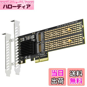 �y���������zGLOTRENDS PA20 2����M.2 PCIe �ϊ��A�_�v�^, PCIe 3.0 x4 �C���^�[�t�F�[�X, PCIe ����@�\�ɑΉ�, M.2 NVMe �\�t�g RAID �ɑΉ�