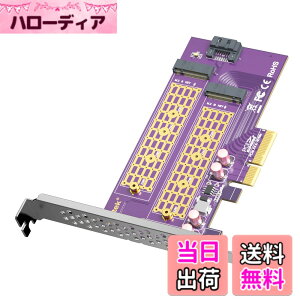 �y���������z10Gtek 2�|�[�g M.2 NVMe �A�_�v�^�[ M-Key��B-Key, PCIe X4 Gen3. �g���J�[�h, ���݃C���^�[�t�F�[�X�{�[�h, �t���n�C�g/���[�v���t�@�C���u���P�b�g�t��