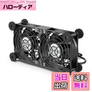 �y���������zELUTENG USB�t�@�� 8cm 2�A ��p�t�@�� �ɏՃp�b�h�t�� �É� ��@ ���u���� 3�i�K���ʒ��� ���� �������ʎ��� ��p�N�[���[ ���^ �����@ ������ 5V �_�u�� 2750RPM x 2 ���^ PC/PS5 / PS4 / 