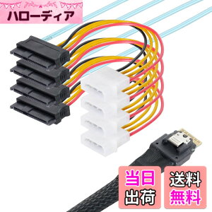 �y���������zCablecc Slimline SAS 4.0 SFF-8654 4i38�s���z�X�g����4SAS29�s��SFF-8654�^�[�Q�b�g�n�[�h�f�B�X�N�t�@���A�E�gRAID�P�[�u��1M