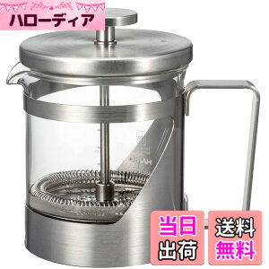 �y���������zHARIO(�n���I)�n���I�[���E7 �v���X���R�[�q�[ �ϔM�K���X �X�e�����X ���p�e��300ml �V���o�[ THSV-2-HSV