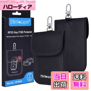 �y���������zWisdompro �d�g�Ւf�|�[�` �X�}�[�g�L�[�P�[�X RFID�u���b�L���O �����[�A�^�b�N�ԓ���h�~ �J�[�Z�L�����e�B �h�Ƒ΍� �X�L�~���O�h�~ �N���b�v�t�� �i�u���b�N 2������j