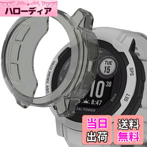 �y���������zMiimall �Ή�GARMIN(�K�[�~��) Instinct2S ��p�P�[�X Garmin Instinct2S �J�o�[ �\�t�g �V���v�� TPU�ގ� �C�菝�h�~ �y�� ���^ �h�Ռ� Garmin Instinc2S �ی�P�[�X �o���p�[�i�u���b�N�j