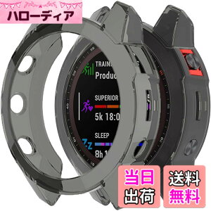 �y���������zMiimall�Ή�Garmin Epix Gen2/Epix Steel�P�[�X TPU�ގ� �\�t�g �Ռ��z�� �y�� ���^ �K�[�~�� Epix Gen2 �J�o�[ �����h�~ �����Ή� �E���ȒP Epix Gen2�ی�J�o�[ �o���p�[�i�N���A�u���b�N�j
