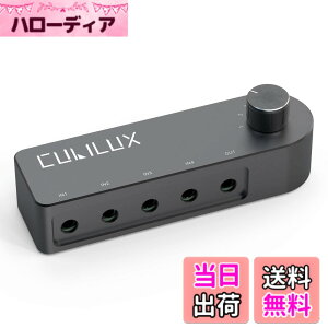 �y���������zCubilux 4�E�F�C�o����3.5mm�I�[�f�B�I�X�C�b�`���[�A4�|�[�g�~�j�W���b�N�X�s�[�J�[�Z���N�^�[�A�C���z���ؑ֊�A4����1�o�́A�܂���4�o��1���̓X�e���I�؂�ւ��n�u