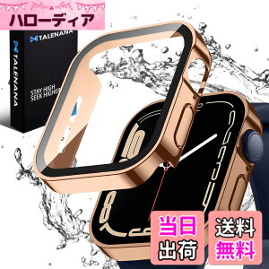�y���������zTALENANA for Apple Watch�h���P�[�X 44/40mm �A�b�v���E�H�b�`�ی�P�[�X �����K���X�t�B���� ���b�L���H ��̌^ �Ή�Apple Watch Series 6/5/4/SE3/SE2/SE 40mm �S�ʕی� �ϏՌ� 3D���p�G�b�W�f�U�C