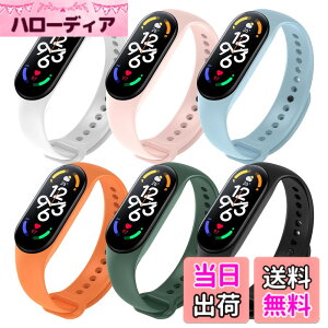 �y���������z[Seltureone] 6�F �V�o��I�V���I�~ Xiaomi �X�}�[�g�o���h 7 �V���R���o���h �����x���g �\�t�g�o���h 6�� mi band 5/6�ʗp�i�����J���[�F�u���b�N�A�z���C�g�A���f�B�e�[�V�����O���[