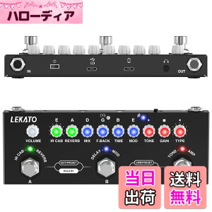 �y���������zLEKATO �M�^�[�}���`�G�t�F�N�g�y�_�� IR���[�f�B���O�t�� 9��AMP���[�h �f�B���C���o�[�u CHORUS�G�t�F�N�g�y�_�� �G���N�g���b�N�M�^�[�x�[�X�p �����o�b�e���[