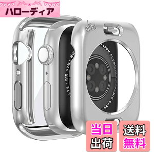 �y���������zYUGYUG �Ή� Apple Watch �P�[�X 40mm 41mm 42mm 44mm 45mm 46mm 49mm Apple Watch �J�o�[ PC�f�� �h�� IP68 360�Ǔx 2 in 1 �O��̕ی� ���{���Ɏq�� ��d�\�� �A�b�v���E�H�b�` �J�o�[ �S�ʕی� �����K
