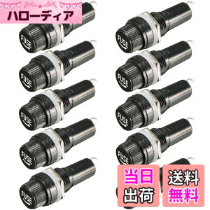 �y���������zKiligen 10 �� 5 x 20mm �q���[�Y �z���_�[ AC 10A 250V �u���b�N �X�N�����[ �L���b�v �q���[�Y �z���_�[�A�p�l�� �}�E���g �X�N�����[ �L���b�v �q���[�Y �z���_�[