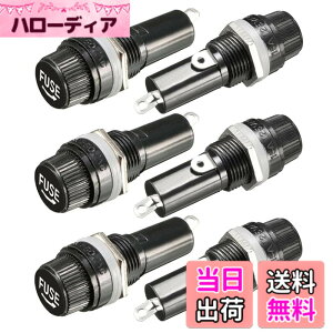 �y���������zKiligen 6�� 6 x 30mm �q���[�Y �z���_�[ AC 10A 250V �u���b�N �X�N�����[ �L���b�v �q���[�Y �z���_�[�A�p�l�� �}�E���g �X�N�����[ �L���b�v �q���[�Y �z���_�[