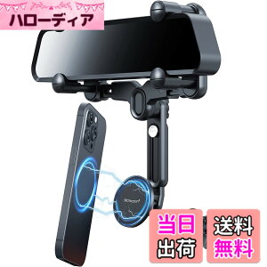 �y���������zPROfezzion MagSafe �ԍڃz���_�[ [ ���[���~���[ �N���b�v�� + �G�A�R�����o���� ] �ԍ� �X�}�z�z���_�[ ������ �}�z�X�^���h �ԗp Magsafe�Ή� �X�}�z�z���_�[ �}�O�l�b�g �}�O�Z�[�t 