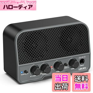 �y���������zLEKATO �~�j�M�^�[�A���v �G���L�M�^�[�A���v ���^ 2�T�E���h�`�����l�� �[�d�� 5W Bluetooth �@�\�Ή� �w�b�h�z���A���v �Z�K�F�؍� AUX���� ���� ���K�p ���{��戵�������t�� (�u