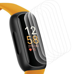 �y���������zMiimall�y6���Z�b�g�zFitbit Inspire3 �t�B���� Fitbit Inspire 3�t���ی�t�B���� TPU�ی�t�B���� �w��h�~ �C�A�h�~ �ȒP�\�t �����ߗ� Fitbit Inspire 3 �ی�t�B���� �V�[�g