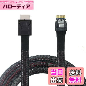 �y���������zNFHK OcuLink PCIe PCI-Express SFF-8611 4i to SFF-8654 �X�������C�� SSD �f�[�^�A�N�e�B�u�P�[�u�� 50cm