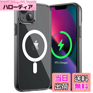 �y���������zJETech iPhone 13 mini �}�O�l�b�g �P�[�X(5.4�C���`�p) MagSafe ���C�����X�[�d�Ή� �Ռ��z�� �o���p�[�J�o�[ �����h�~ �����o�b�N (�u���b�N)