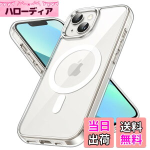 �y���������zJETech iPhone 13 mini �}�O�l�b�g �P�[�X(5.4�C���`�p) MagSafe ���C�����X�[�d�Ή� �Ռ��z�� �o���p�[�J�o�[ �����h�~ �����o�b�N (�N���A)
