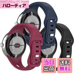 �y���������z[Miimall] 3�_�Z�b�g|�׃^�C�v �Ή�Google Pixel Watch�V���R���o���h Google �O�[�O��Pixel Watch������TPU�o���h �V���R�� ���K�ȃf�U�C�� �V���v�� �ȒP��t Pixel Watch�E�H�b�` �Ή��o���h(